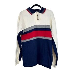 JC Penny dead stock USA Olympics polo lightweight sweater size M